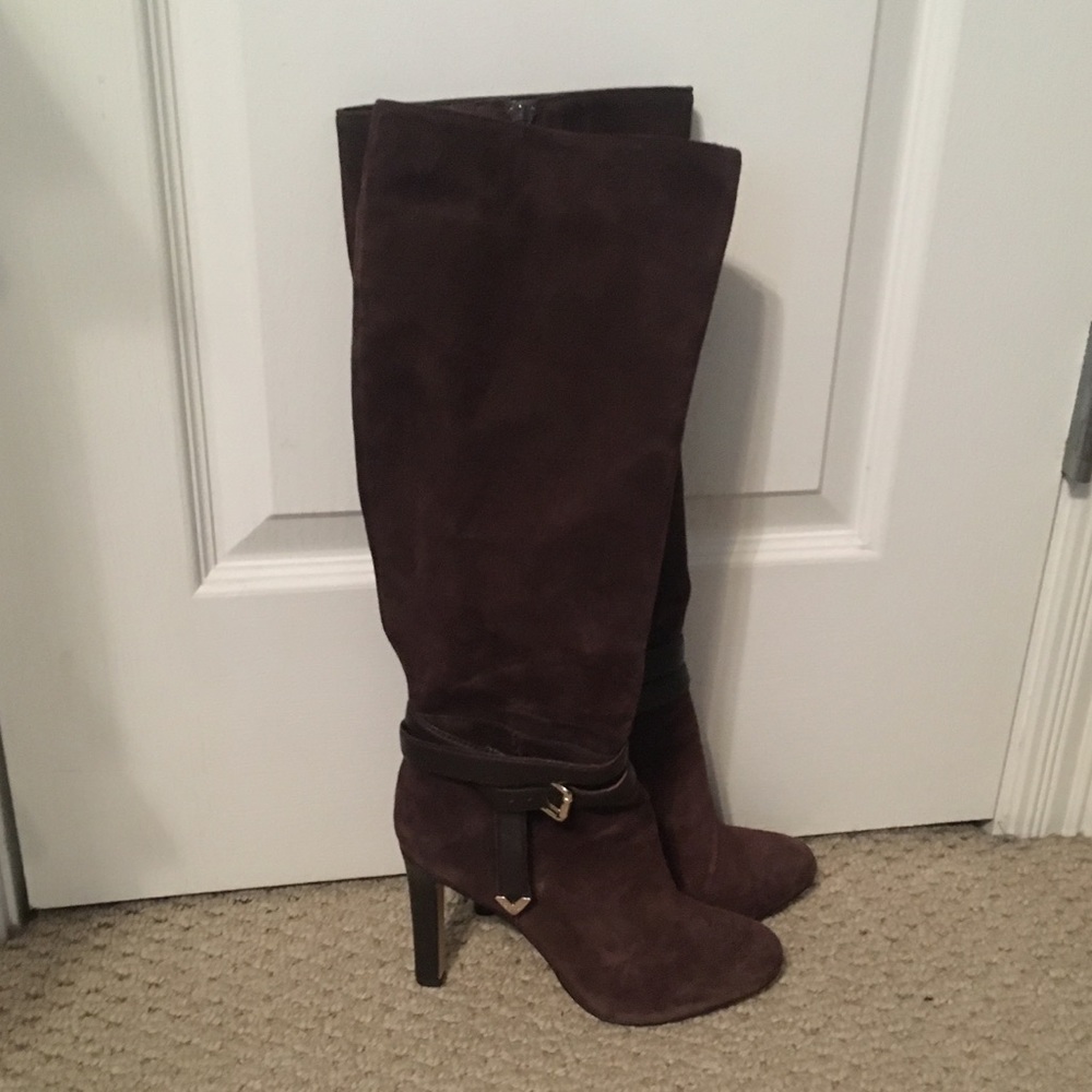 Antonio Melani rich chocolate suede boots